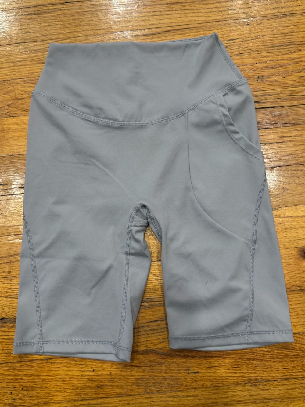 Women’s Biker/Work Out shorts - Light Gray